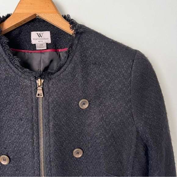 Worthington: Women's Petite Military Jacket - Picture 3 of 13